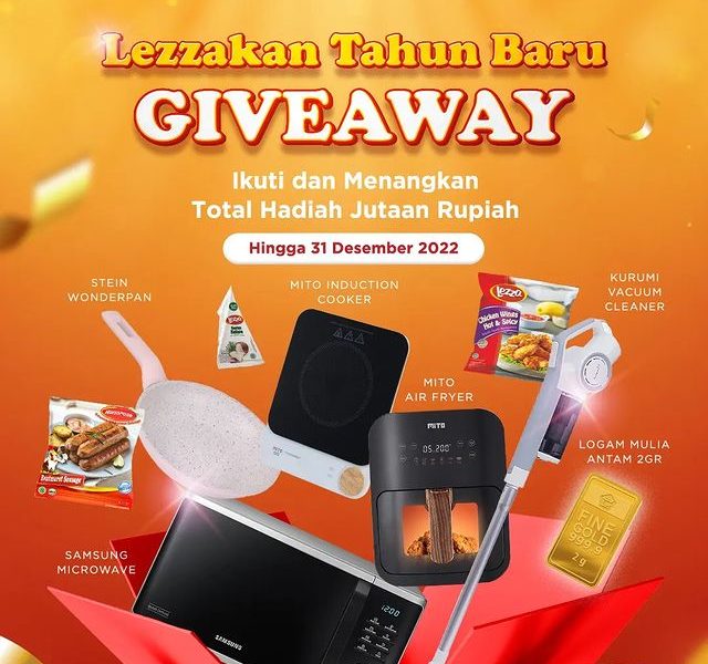 Kuis Lezzakan Tahun Baru Hadiah Microwave, Air Fryer, Emas, dll