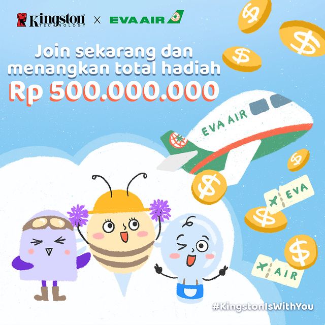 Kuis Resolusi 2023 Kingston x EVA AIR Berhadiah Total 500 Juta