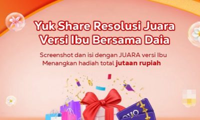 Kuis Resolusi Ibu Juara Berhadiah Saldo OVO 1 Juta & Goodie Bag