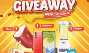 Kuis Spesial WINCheez Berhadiah Smartphone, Mixer, Blender, dll