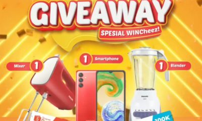 Kuis Spesial WINCheez Berhadiah Smartphone, Mixer, Blender, dll