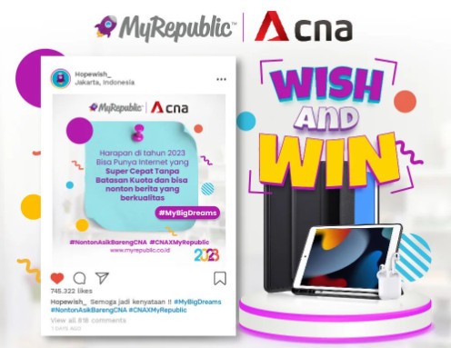 Kuis Wish And Win Berhadiah iPad Gen 9 & Airpods Gen 2