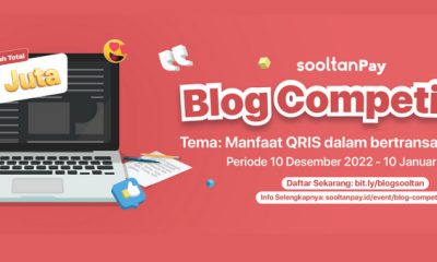 Lomba Blog SooltanPay Berhadiah Total 5 Juta Rupiah