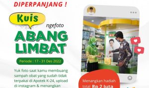 Lomba Foto Buang Sampah di Apotek K24 Berhadiah Total 2 Juta