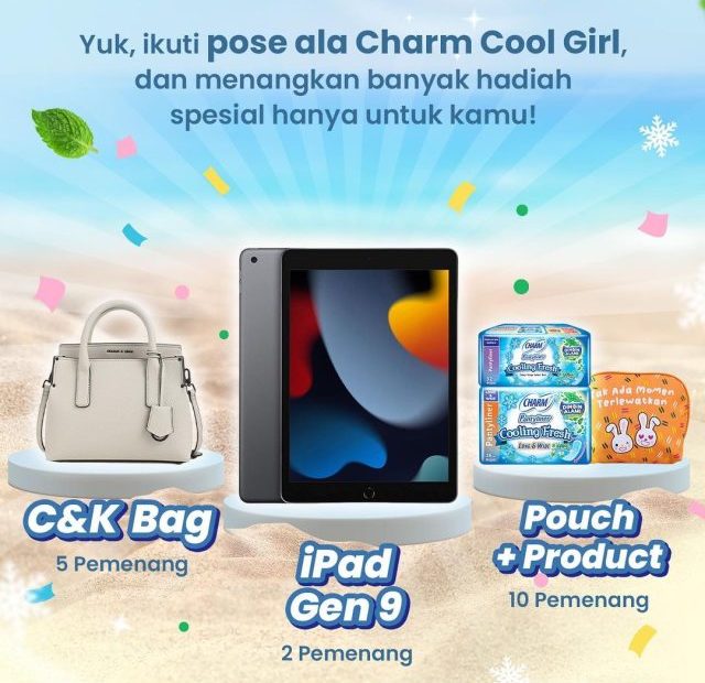 Lomba Foto Charm Cool Girl CHAliday Berhadiah iPad 9th Gen