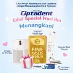 Lomba Foto Ciptadent Spesial Hari Ibu Hadiah Emas, Air Purifier, dll