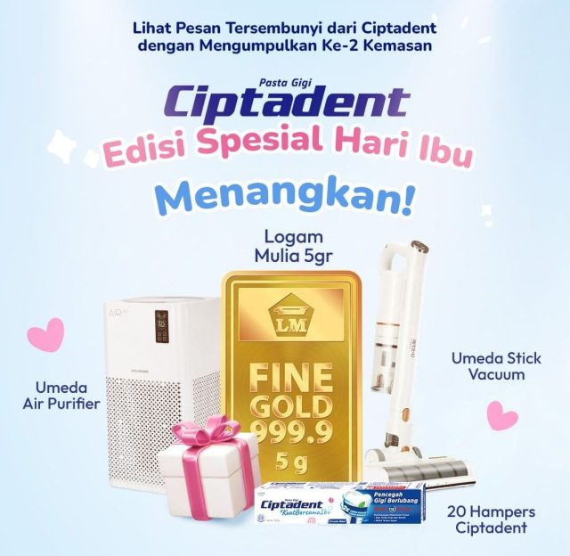 Lomba Foto Ciptadent Spesial Hari Ibu Hadiah Emas, Air Purifier, dll