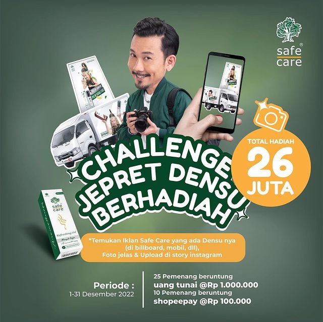 Lomba Foto Iklan Safecare Denny Sumargo Berhadiah Total 26 Juta