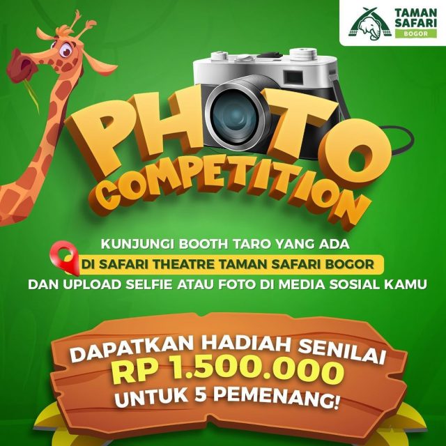 Lomba Foto Taro Taman Safari Bogor Berhadiah Total 1,5 Juta