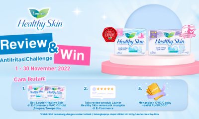 Lomba Review Laurier Anti Iritasi Berhadiah Saldo Total 25 Juta