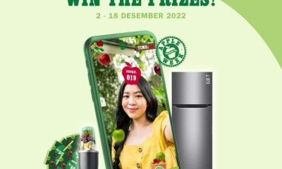 Main Filter Panen Apple Berhadiah Kulkas 2 Pintu, Juicer & Gopay