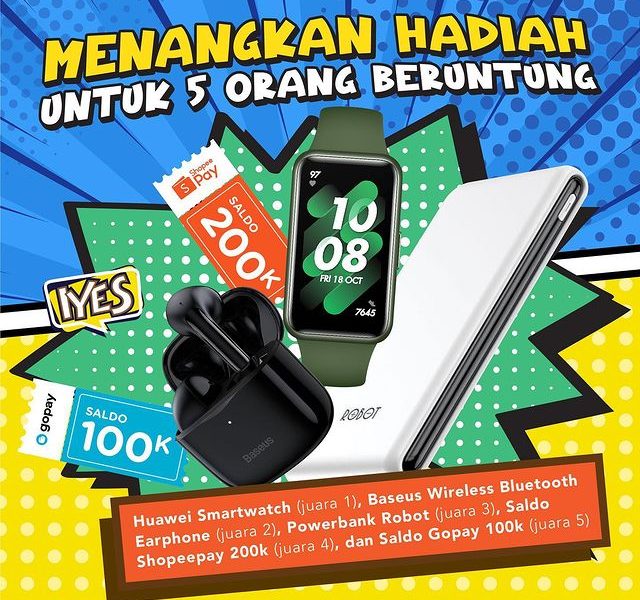 Reels Competition Kuliner IYESku Berhadiah Total Jutaan Rupiah