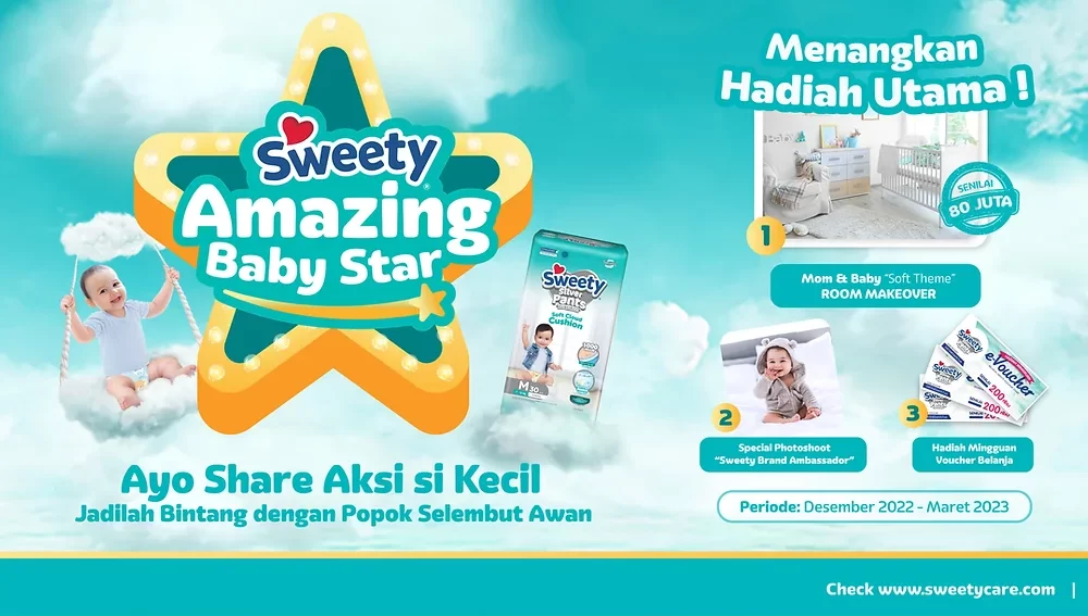 Sweety Amazing Baby Star Berhadiah Total Hingga 200 Juta