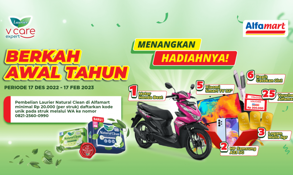 Undian Laurier Berkah Awal Tahun 2023 Berhadiah Puluhan Juta