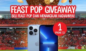 Wall's Feast Pop Giveaway Berhadiah iPhone 13