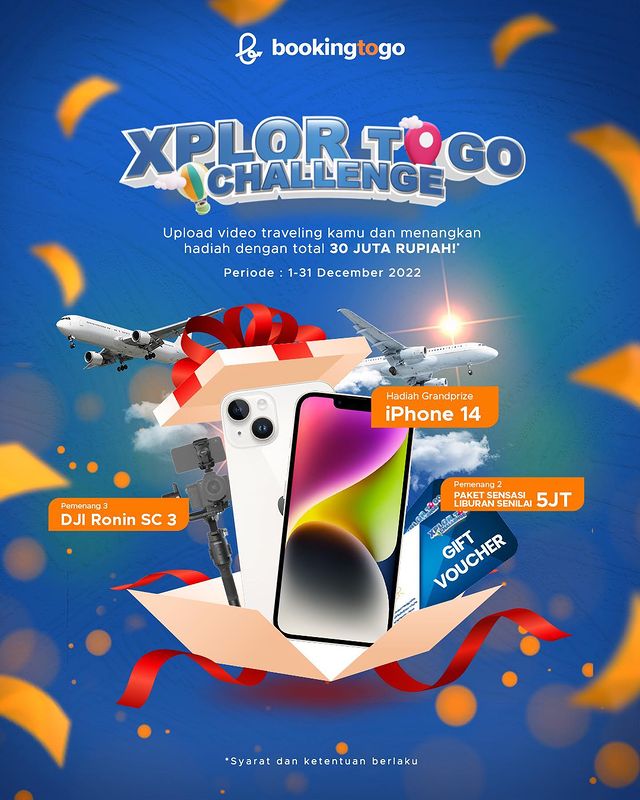 Xplor To Go Challenge Berhadiah iPhone 14, DJI Ronin, dll