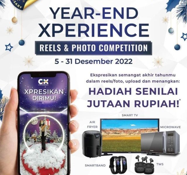 Year-End Xperience Challenge Berhadiah Smart TV, Air Fryer, dll