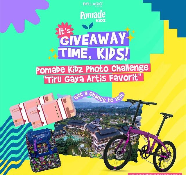 Bellagio Pomade Kidz Photo Challenge Berhadiah Jutaan Rupiah