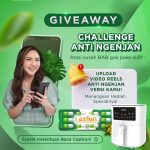 Challenge Laxing Anti Ngenjan Berhadiah 1 unit Air Fryer