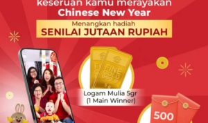 Chinese New Year Challenge Berhadiah Emas 5 Gram & Angpao
