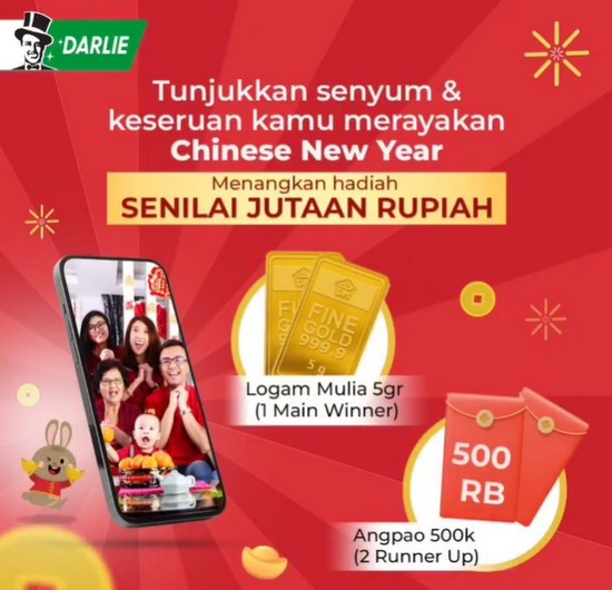 Chinese New Year Challenge Berhadiah Emas 5 Gram & Angpao