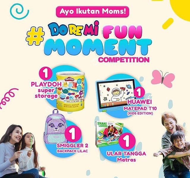 Doremi Fun Moment Challenge Berhadiah Huawei Matepad T10