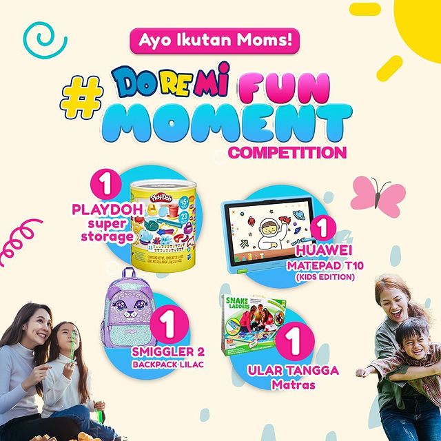 Doremi Fun Moment Challenge Berhadiah Huawei Matepad T10