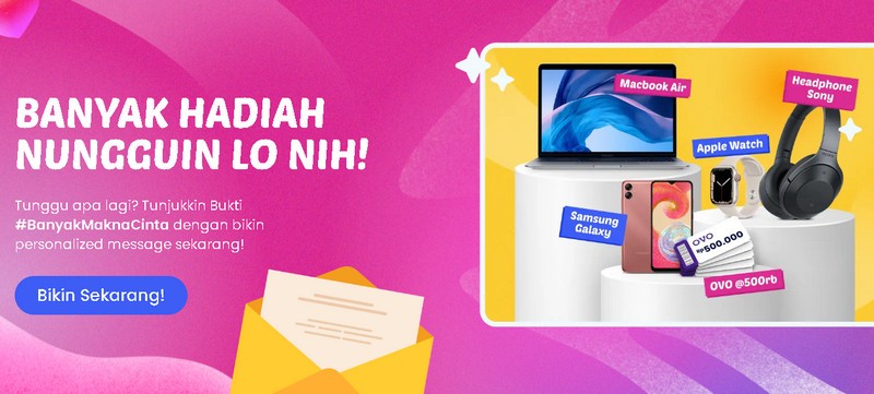 Kontes Poin Banyak Makna Cinta 2023 Berhadiah Puluhan Juta