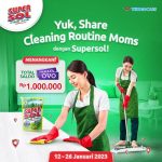 Kuis Cerita Cleaning Routine Supersol Berhadiah Saldo Total 1 Juta