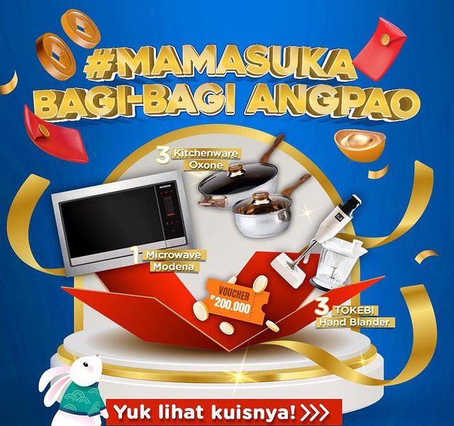 Kuis MamaSuka Bagi-Bagi Angpao Microwave dan lainnya