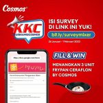 Kuis Survey Mixer Cosmos Berhadiah 3 unit Frypan Ceraflon