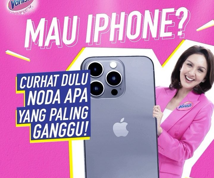 Kuis Tantangan Noda Vanish Grand Prize HP iPhone 14