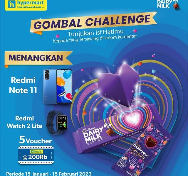 Kuis Tunjukkan Isi Hati Cadbury Berhadiah Xiaomi Redmi Note 11