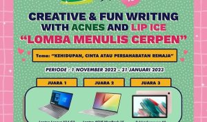 Lomba Menulis Cerpen Acnes Berhadiah Laptop, Tablet & HP