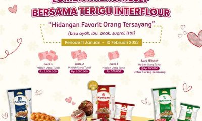 Lomba Resep Terigu Interflour Berhadiah Total 5 Juta Rupiah
