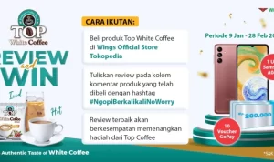 Lomba Review & Win TOP Coffee Berhadiah SAMSUNG A04S