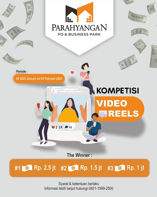 Lomba Video Reels Parahyangan Business Park Total Hadiah 5 Juta