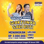 Lomba Video Reels Waktunya Sari Roti Berhadiah Total 3 Juta Rupiah