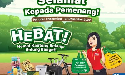 Pemenang Promo Stamp HEBAT Alfamart 1 Nov - 31 Des 2022