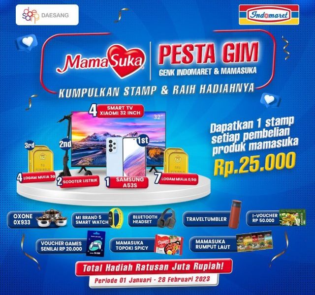 Promo Pesta Gim Mamasuka Berhadiah Total Ratusan Juta Rupiah