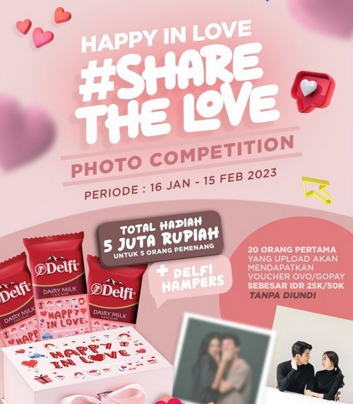 Share The Love Photo Competition Hadiah Total 5 Juta + Hampers