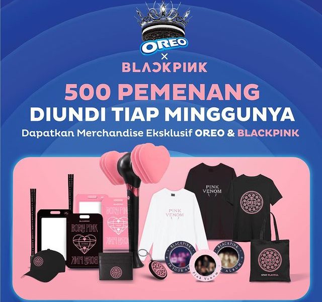Undian OREO x BLACKPINK Untuk 500 Pemenang Per Minggu