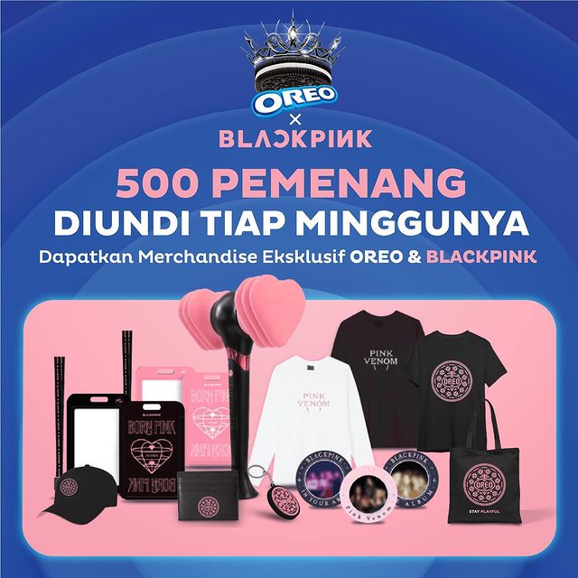 Undian OREO x BLACKPINK Untuk 500 Pemenang Per Minggu 