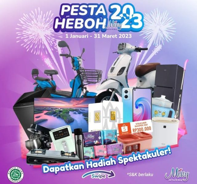 Undian Pesta Heboh Missy 2023 Berhadiah Motor Listrik