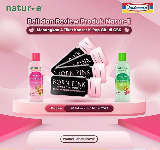 Beli dan Review Natur-E Berhadiah 4 Tiket Konser Blackpink GBK
