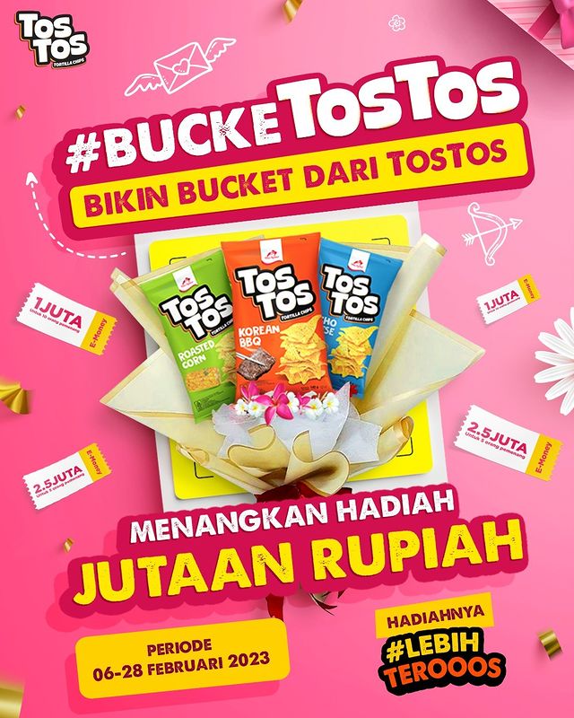 Buat Bucket TosTos dan Menangkan Hadiah Total Jutaan Rupiah