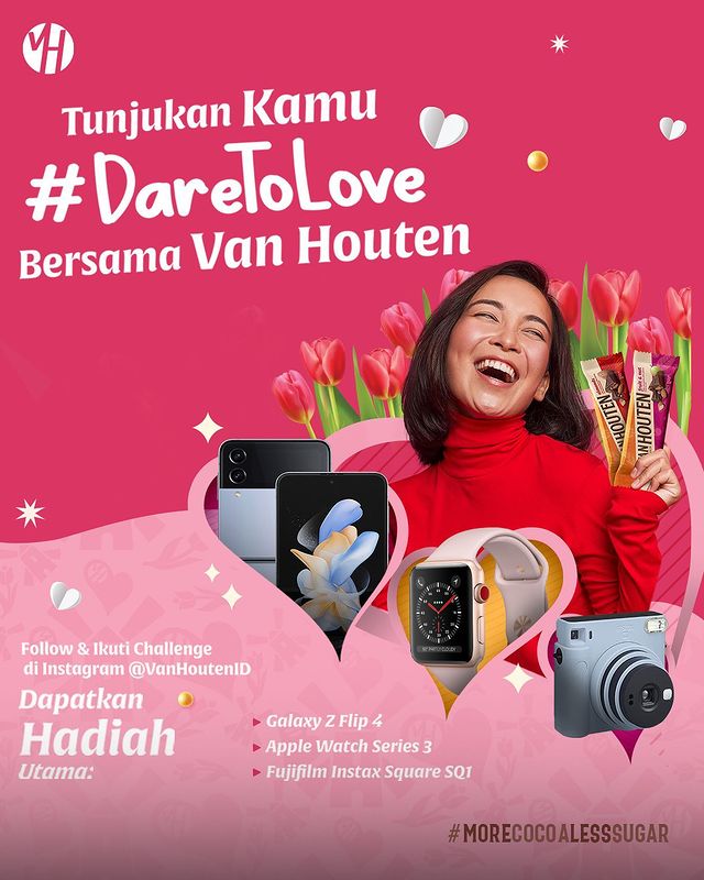 Filter Challenge Dare To Love Berhadiah SAMSUNG Galaxy Z Flip 4