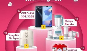 Giveaway Master Gombal Berhadiah Oppo A16, Air Fryer, Emas, dll