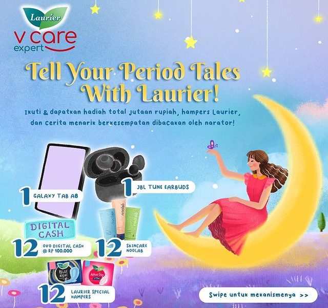 Kuis Cerita Menstruasi Pertama Kali Berhadiah SAMSUNG Tab A8