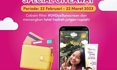 Kuis Filter UV Duo Sunscreen Berhadiah E-wallet Total 2.5 Juta
